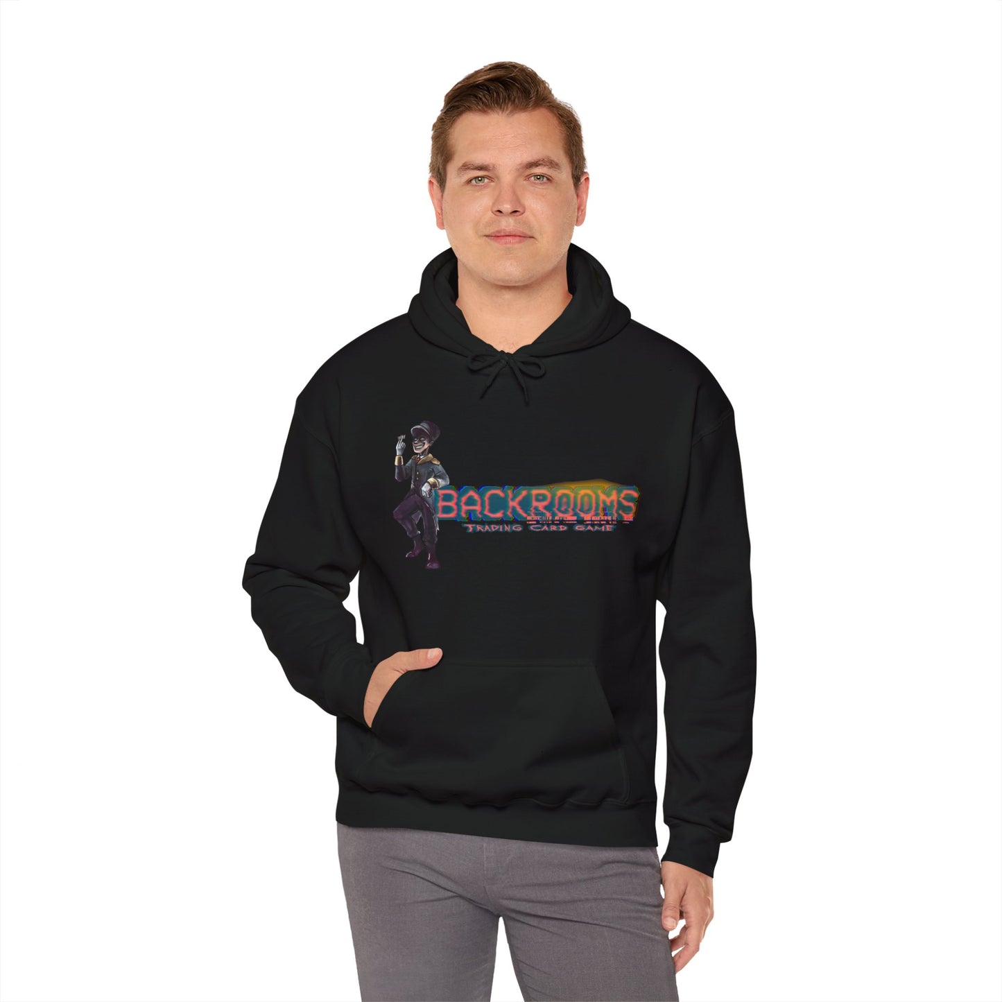 Sudadera con capucha de director de Backrooms TCG: abraza el viaje misterioso 🚂